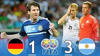 Germany 1-3 Argentina - Friendly Match 2013 ➤ Messi goals!【HIGHLIGHTS Y GOALS】