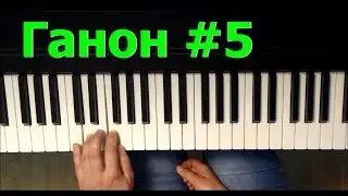 [Упражнение для фортепиано] Ганон #5 подробно | Музыкальная Академия Глория