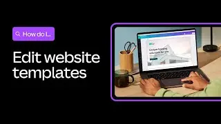 Edit website templates | Canva Websites