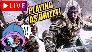 Cutting Our Way with Drizzt in Dungeons & Dragons: Dark Alliance livestream!