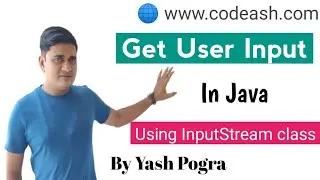How to get input from user in Java | Java InputStream class | input and output in java