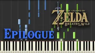 Epilogue - Zelda: Breath of the Wild (Piano Tutorial) [Synthesia]