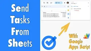 Create Google Tasks from Google Sheets with Apps Script: GAS092