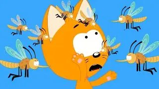 Комарик улетай Комарик не кусай - Котенок Котэ Песенки мультики для самых маленьких