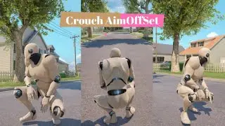 Crouch AimOffset in unreal engine 4