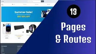 Next13 Fullstack E-Commerce 🛒 - 13 Creating Pages and Routes | React.js & Typescript 🔥