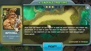 Kingdom Rush 5: Alliance - 4. Emerald Treetops + Heroic & Iron Challenge (IMPOSSIBLE)