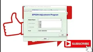 How to reset Epson L110 L210 L300 L350 L355 L550 L555 printer for Free resetter software download