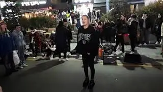 RED SPARK, ALINA💘. 'MIC DROP' COVER, POWERFUL BUSKING. GOOD ENOUGH TO BE A PROFESSIONAL DANCER.
