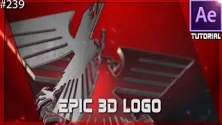 How to do Epic 3D bend logo animation | Element 3D - After Effects tutorial