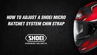 How to Adjust a Shoei Micro Rachet System Chin Strap