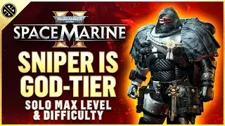 Space Marine 2 - Sniper Class Is Insane! | Solo Sniper | Max Difficulty Gameplay