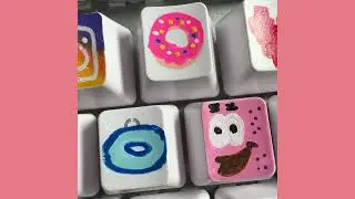 Tiktok Keyboard Paintings (COMMENT YOUR FAVOIRTE KEY) Part 2 @Never_Growing_Up