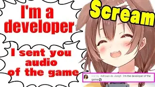 【ENG SUB】Inugami Korone can't stop laughing at the game developer's gift to her【Hololive】