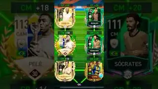 Brazil Icons & Heroes Squad! #fifamobile