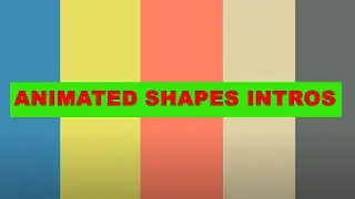 Animated Shapes Intros Effects | Green Screen Effects🔸🔺🔷