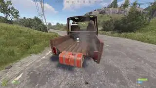 Russian child drives a car in Rust