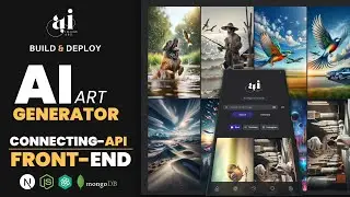 Building and Deploying a Full-Stack MERN AI Image Art Generator App | Connecting Backend API NextJs