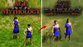 Age of Mythology Retold vs Original - GREEK Units & Buildings Comparison