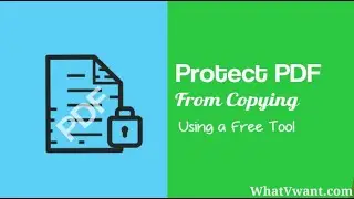 How to protect PDF from copying with a free tool