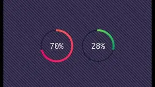 Radial animated progress #2