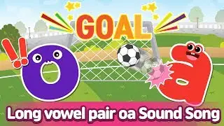 Long vowel pair OA Sound Song l Phonics for English Education