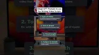 Prompts to use when writing a script for a video 🎥 with 
