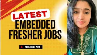 Embedded Fresher Jobs 2024| Get placed in core companies