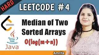 Median of Two Sorted Arrays | Leetcode problem 4 | O(log(m+n))