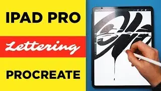 Procreate | iPad WATER Lettering Tutorial