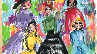 How to Draw Loose and FREE: Fun Figure & Face Drawing Tutorial