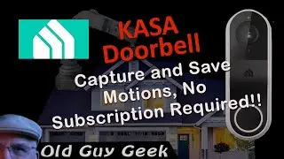 Kasa Doorbell. Record and Save Motion. No Subscription Required!