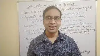 Design and Analysis of Algorithms Introduction