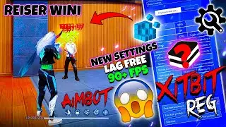 Reiser wini Best Settings Sensitivity | Get MORE Headshots with these settings | Free Fire