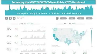 Learn Tableau by Recreating Tableau VOTD Most Viewed Dashboard for Superstore Sales