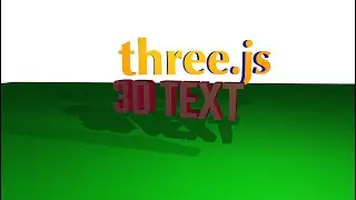 three.js - 3D Text and Fonts