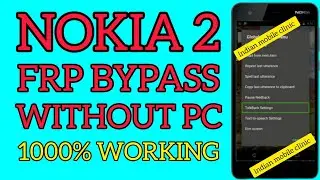 Nokia 2 Frp Bypass 2023 Update Without PC || Nokia 2 (TA-1029) Frp Bypass easy trick