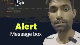 How to Open an alert message box using PHP