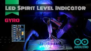 How To Make a Led Spirit Level Indicator With MPU6050-GYRO & Arduino 🔥| Tutorial