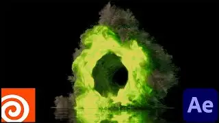 Houdini & After Effects | Fantasy Smoke Portal