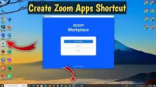 How To Create Zoom App Shortcut on Pc or Laptop | Pin Zoom App to Taskbar