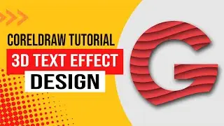 How to Make New Typography effect Idea in Coreldraw | Corel draw Tips & Tricks