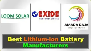 Top 5 Best Lithium-ion Battery Manufacturers in India 2024 ⚡ भारत की टॉप लीथियम ऑयन बैटरी ब्रांड ⚡