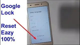 Honor Holly 3 CAM UL00 Frp  Id Reset