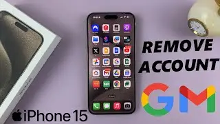 How To Remove Google Account From iPhone 15 & iPhone 15 Pro | Remove Gmail Account From iPhone 15