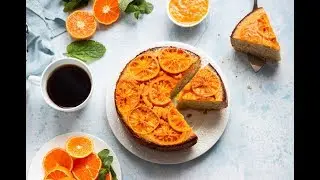 Пирог-перевертыш с мандаринами
