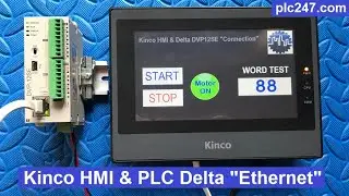 Kinco HMI & Delta PLC "Ethernet Communication" Tutorial