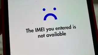 The IMEI you entered is not available - Visible Wireless eSIM activation error