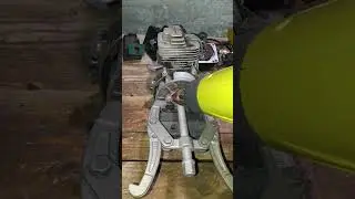 Как снять маховик с 2Т ДВС триммера? 