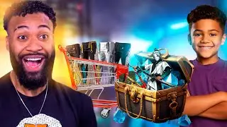 GASTEI 8000 DIAMANTES NAS ROLETAS E COMPREI TUDO PRA ESSA CRIANÇA NO FREE FIRE!